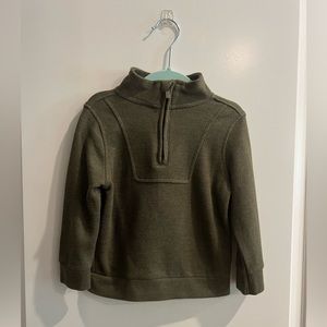 Toddler boys 1/2 zip sweater